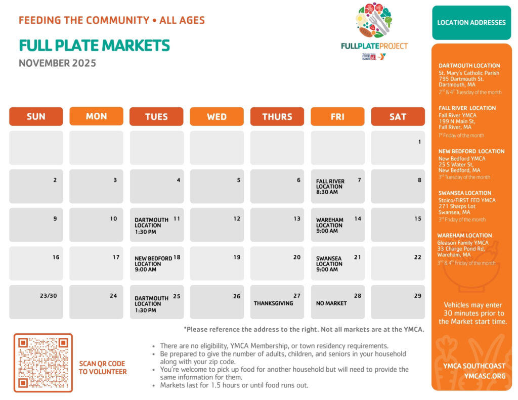 November 2025 Full Plate Project English Calendar